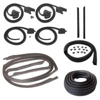 1970 1971 1972 Buick, Oldsmobile, And Pontiac 4-Door Hardtop (See Details) Advanced Rubber Weatherstrip Kit (10 Pieces)
