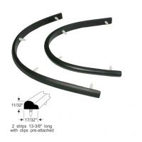 1955 1956 1957 1958 Buick, Oldsmobile, And Pontiac (See Details) Front Hinge Pillar Rubber Weatherstrips 1 Pair