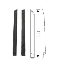 1959 1960 Buick Electra 4-Door 6-Window Sedan Rear Body Lock Pillar Vertical Rubber Weatherstrips 1 Pair