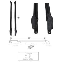 1965 Buick, Oldsmobile, And Pontiac 2-Door Convertible Hinge Pillar Post Rubber Weatherstrips 1 Pair (For Front Bow Attachment)