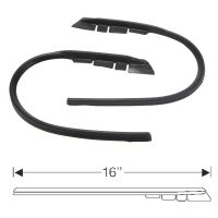 1950 1951 Oldsmobile Series 98 (See Details) Rear Door Lower Hinge Pillar Rubber Weatherstrips 1 Pair