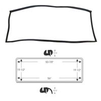1963 1964 Buick Electra and Oldsmobile Ninety Eight (See Details) 4-Door 6-Window Rear Window Rubber Weatherstrip