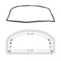 1960 Pontiac Catalina (See Details) Rear Window Weatherstrips