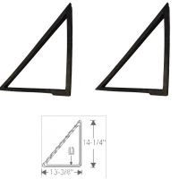 1961 1962 1963 1964 Buick Electra 225 4-Door 6-Window Riviera Sedan Rear Quarter Window Weatherstrips 1 Pair