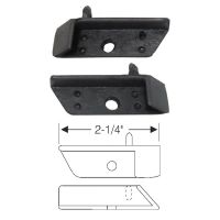 1952 Pontiac Chieftain 2-Door Hardtop Roof Rail Filler Rubber Weatherstrips 1 Pair