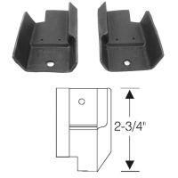 1957 Buick Roadmaster and Super Series 4-Door Riviera Sedan (See Details) Rear Door Hinge Pillar Filler Rubber Seals 1 Pair