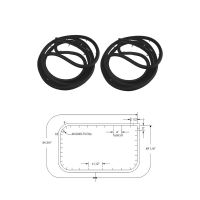 1958 Buick And Oldsmobile 4-Door Sedan (See Details) Rear Door Rubber Weatherstrips 1 Pair