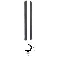 1955 1956 Buick 4-Door Riviera Sedan And Oldsmobile 4-Door Holiday Sedan Rear Door Window Leading Edge Weatherstrips 1 Pair