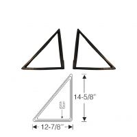 1959 1960 Buick, Oldsmobile, And Pontiac 4-Door Wagon (See Details)  Rear Quarter Window Weatherstrips 1 Pair