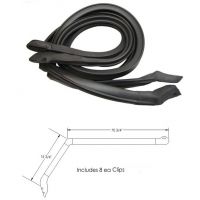 1975 1976 Buick Electra Custom and Oldsmobile 98 4-Door Hardtop Roof Rail Rubber Weatherstrips 1 Pair