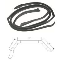 1966 1967 Pontiac Tempest And LeMans 4-Door (See Details) Roof Rail Rubber Weatherstrips 1 Pair