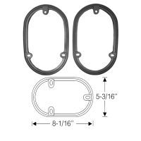 1951 1952 Buick Special Series Tail Light Housing To Body Mounting Rubber Gaskets 1 Pair