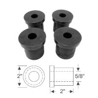 1966 1967 1968 1969 1970 Oldsmobile Toronado 2-Door Hardtop Models (See Details) Shackle Leaf Spring Bushing Set (4 Pieces) (Rear Lower of Rear Leaf Spring)