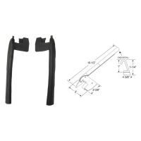 1959-1960 Oldsmobile and Pontiac 2-Door Convertible (See Details) Quarter Window Fillers 1 Pair