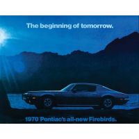 1970 Pontiac Firebird Large Color Sales Brochure [PRINTED BROCHURE]