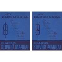 1971 Oldsmobile Chassis Service Manual 2 Volumes [PRINTED BOOKS]