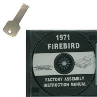 
1971 Pontiac Firebird Models Factory Assembly Instruction Manual [USB Flash Drive]