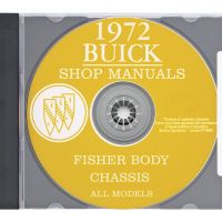 1972 Buick Fisher Body and Chassis Shop Manuals [CD]