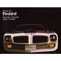1972 Pontiac Firebird Foldout Sales Brochure [PRINTED BROCHURE]