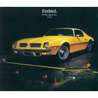 1974 Pontiac Firebird Foldout Sales Brochure [PRINTED BROCHURE]