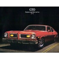 1974 Pontiac GTO Sales Brochure [PRINTED BROCHURE]