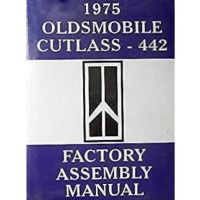 1975 Oldsmobile Cutlass and 442 Models Factory Assembly Manual [PRINTED BOOK]