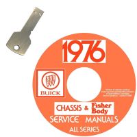 1976 Buick Chassis and Fisher Body Service Manuals [USB Flash Drive]