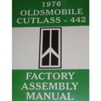1976 Oldsmobile Cutlass and 442 Models Factory Assembly Manual [PRINTED BOOK]
