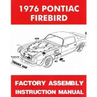 
1976 Pontiac Firebird Models Factory Assembly Instruction Manual [PRINTED BOOK]