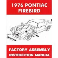 
1976 Pontiac Firebird Models Factory Assembly Instruction Manual [PRINTED BOOK]