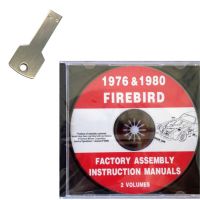  1976 1980 Pontiac Firebird Models Factory Assembly Instruction Manuals 2 Volumes [USB Flash Drive]