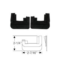1964 1965 Buick, Oldsmobile, And Pontiac 2-Door Convertible (See Detail) Quarter Window Rubber Fillers 1 Pair