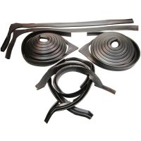 1942 1946 1947 1948 Buick, Oldsmobile, And Pontiac 4-Door (See Details) Rear Door Rubber Weatherstrip Kit (6 Pieces)