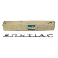 1973 1974 1975 Pontiac Catalina Station Wagon Tail Gate Script Emblem NOS