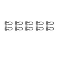 1968-1990 Buick, Oldsmobile, and Pontiac (See Details) Gray Nylon Body Molding Clips (10 Pieces)