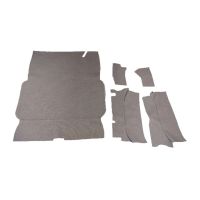 1963 Buick Lesabre and Wildcat Trunk Mat Set Tweed Gray (5 Pieces)