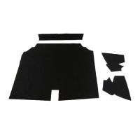 1970 Bonneville 4-Door Hardtop and Sedan Trunk Mat Carpet Black (4 Pieces)