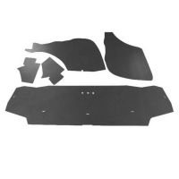 1955 Buick Century 4-Door Hardtop Trunk Side Panels Gray Panelboard (4 Pieces)