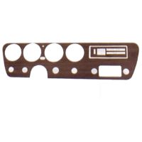 1968 Pontiac Catalina (WITH Air Conditioning and Column Shift) Dash Insert Trim DiNOC Gunstock Vinyl (2 Pieces)