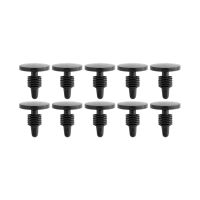 Universal Buick, Oldsmobile, and Pontiac Black Nylon Weatherstrip Retainer Set (0.5 Inch Head Diameter) (10 Pieces)