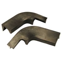 1966-1967 Oldsmobile Toronado Front Lower Rubber Bumper Fillers 1 Pair