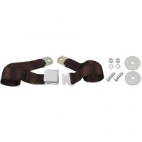 Buick, Oldsmobile and Pontiac Universal Brown Seat Belt (Lap Style) 