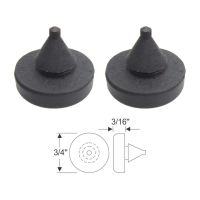 1941 1942 1946 1947 1948 1949 1950 1951 1952 1953 1954 1955 1956 Buick, Oldsmobile and Pontiac (See Details) 3/4-Inch Hood and Door Rubber Bumpers 1 Pair