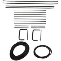Buick (See Detail) Glass Weatherstrip Kit (22 Piece)