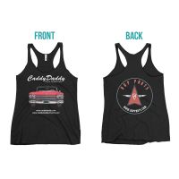 Caddy Daddy Red Cadillac and BOP Parts Adult Women's Racerback Tank Top (See Details for Size Options) NEW Free Shipping In The USA 