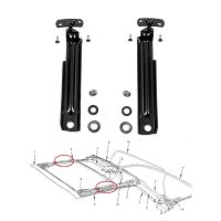 1971 1972 1973 1974 1975 1976 Buick, Oldsmobile, and Pontiac Full-Size Convertible Scissor Top Header Side Bow Pivot Brackets 1 Pair 