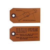 1960 1961 1962 1963 1964 1965 1966 Oldsmobile Seat Belt Retractor Instructions Tag