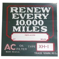 1926 1927 1928 1929 1930 1931 1932 Buick Oil Filter Decal AC XH-1
