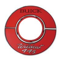 1964 1965 1966 Buick Wildcat 445 Engine Silver Air Cleaner Decal (10-Inches)