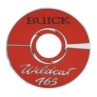 1964 1965 1966 Buick Wildcat 465 Engine Silver Air Cleaner Decal (14-Inches)